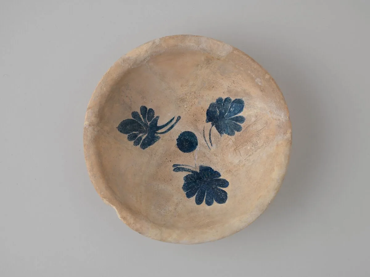 Imported Cobalt-on-White Bowl — Unknown