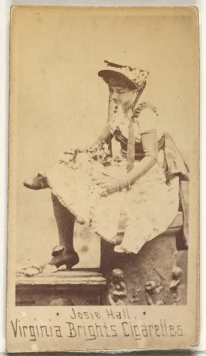 Josie Hall, from the Actors and Actresses series (N45, Type 1) for Virginia Brights Cigarettes
