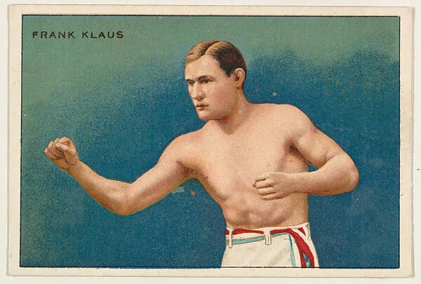 Frank Klaus, from the Series of Champions (T227) — Miners Extra Tobacco|Honest Long Cut Tobacco