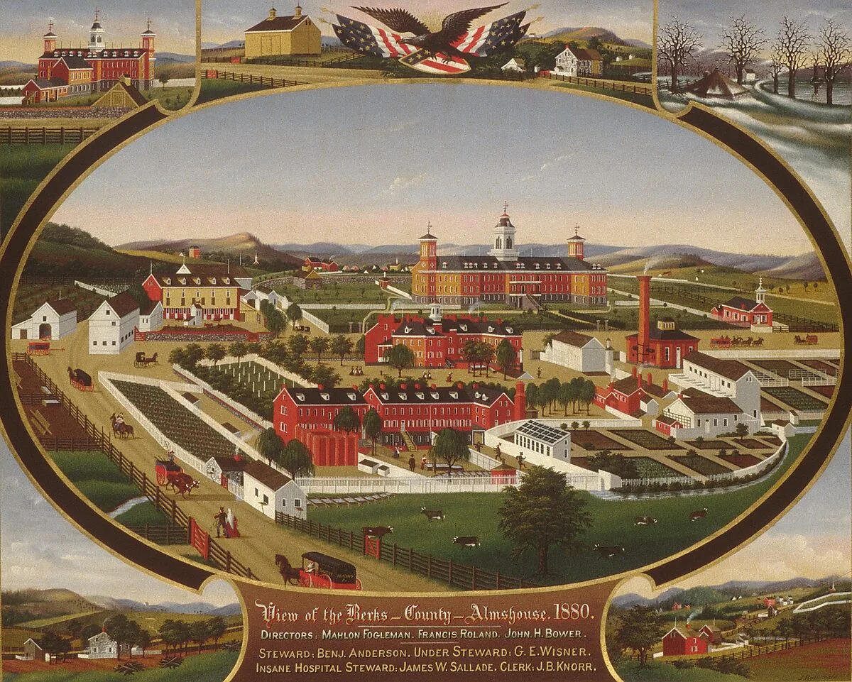 Berks County Almshouse, 1880 — John Rasmussen