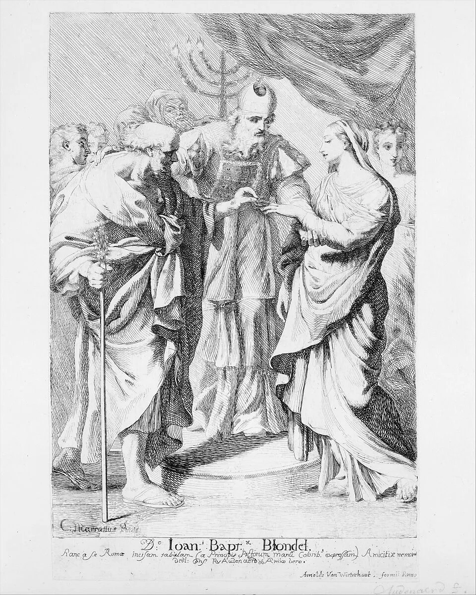 Marriage of the Virgin — Robert van Audenaerde|Carlo Maratti|Arnold van Westerhout