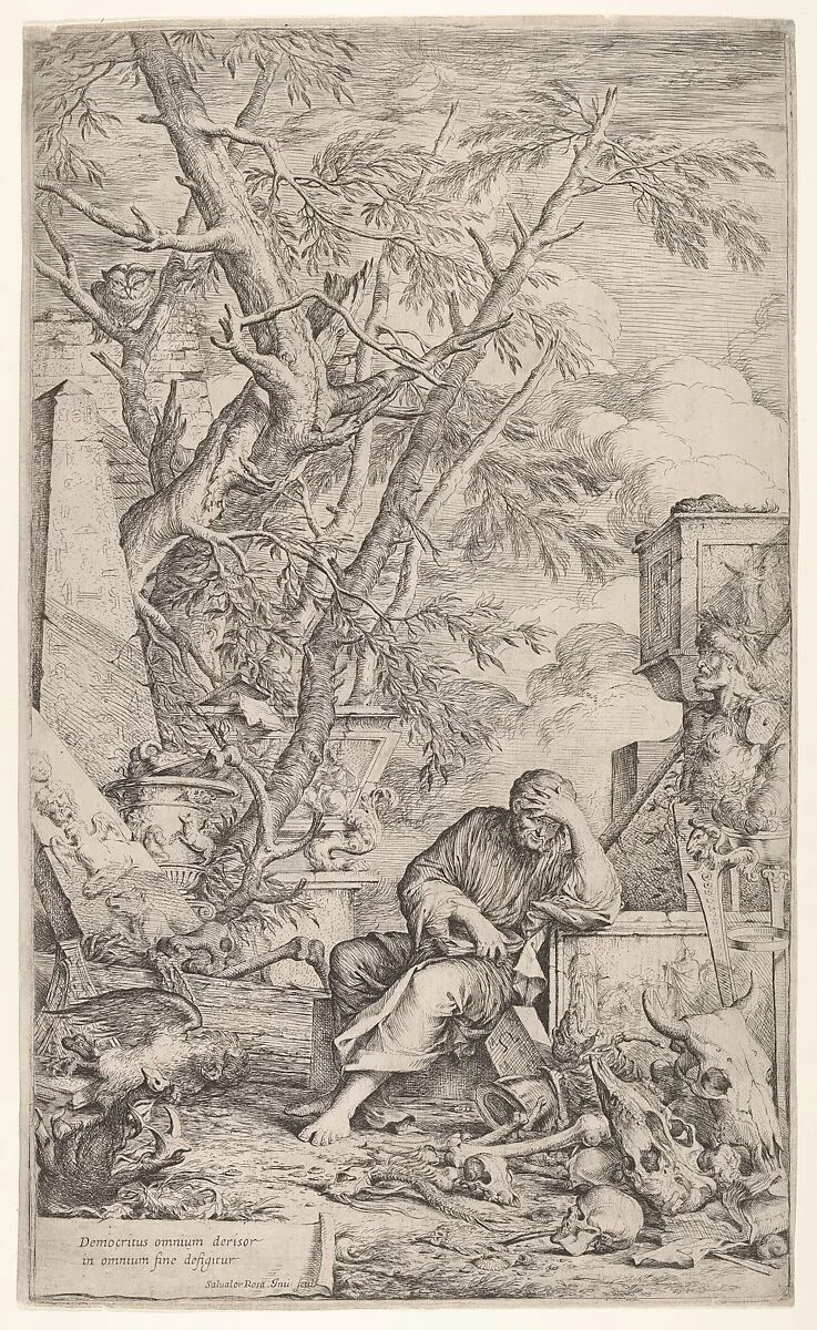 Democritus in Meditation — Salvator Rosa