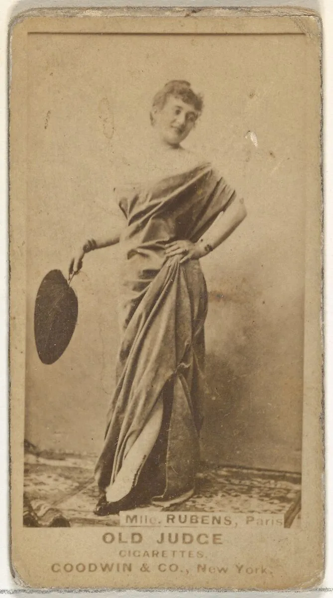 Mlle. Rubens, from the Actors and Actresses series (N171) for Old Judge Cigarettes — Goodwin & Company