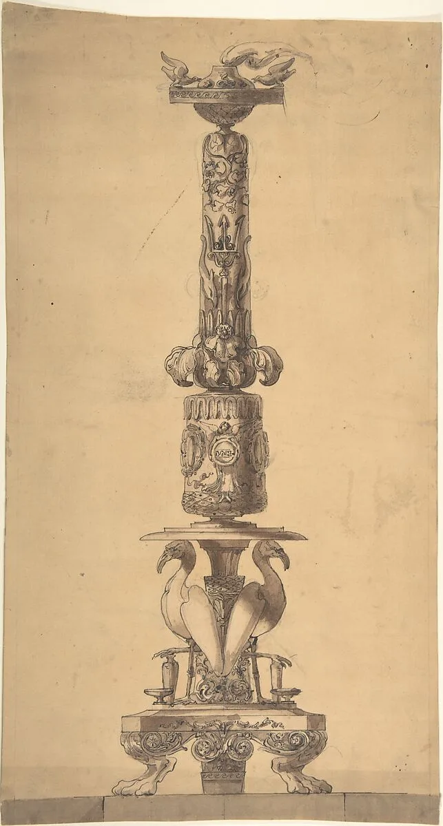 Design for a Candelabrum — Edgar George Papworth Sr.