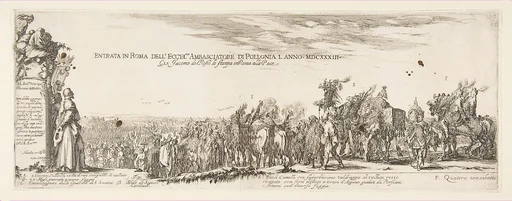 Entrance of the Polish Legation into Rome