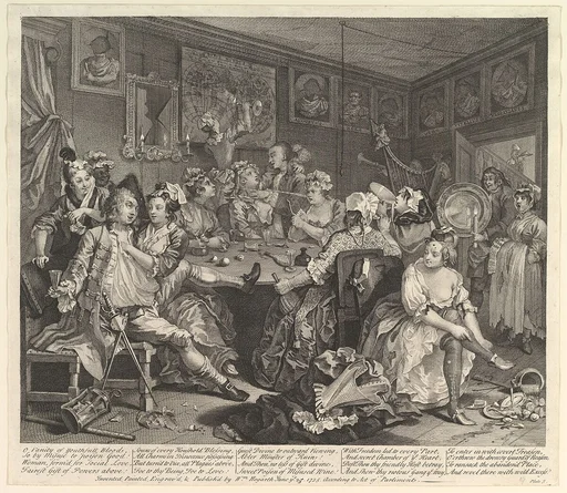 A Rake's Progress, Plate 3