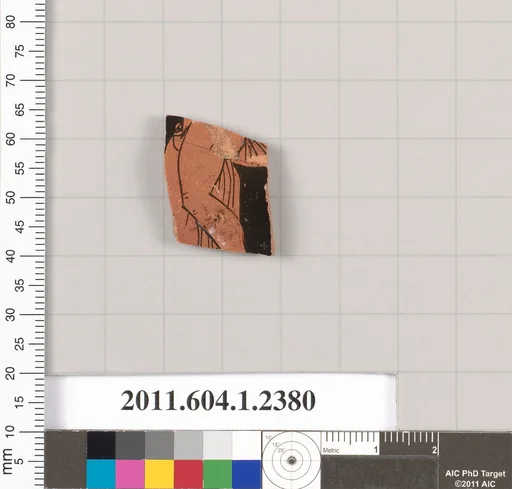 Terracotta fragment of a kylix (drinking cup)