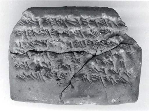 Cuneiform tablet: field survey