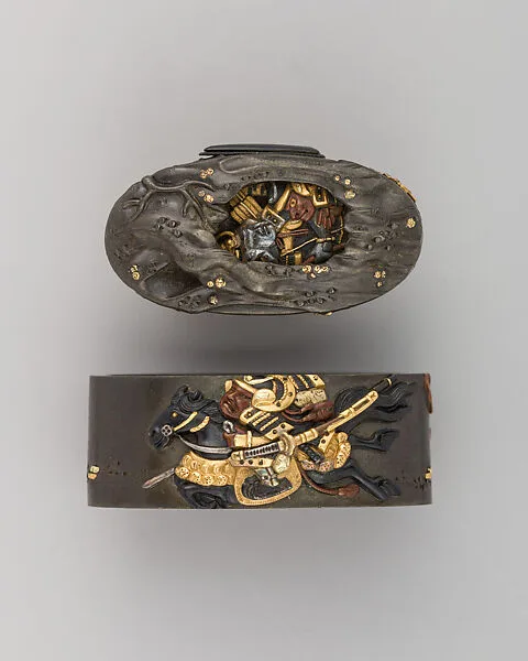 Sword-Hilt Collar and Pommel (Fuchigashira) — Unknown