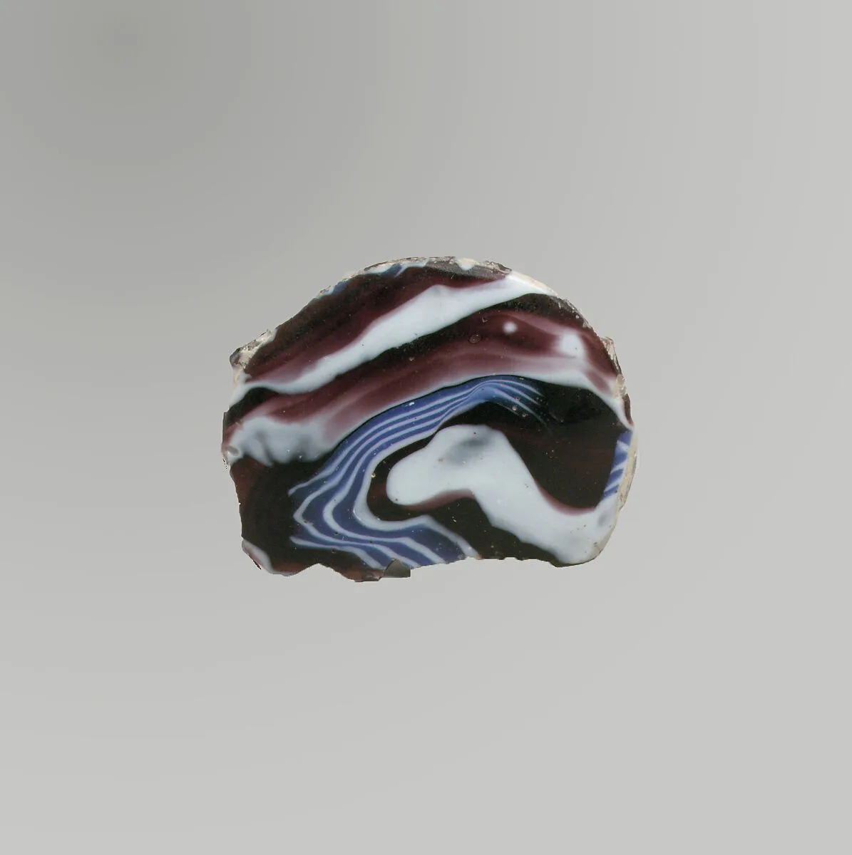 Glass mosaic bowl fragment — Unknown