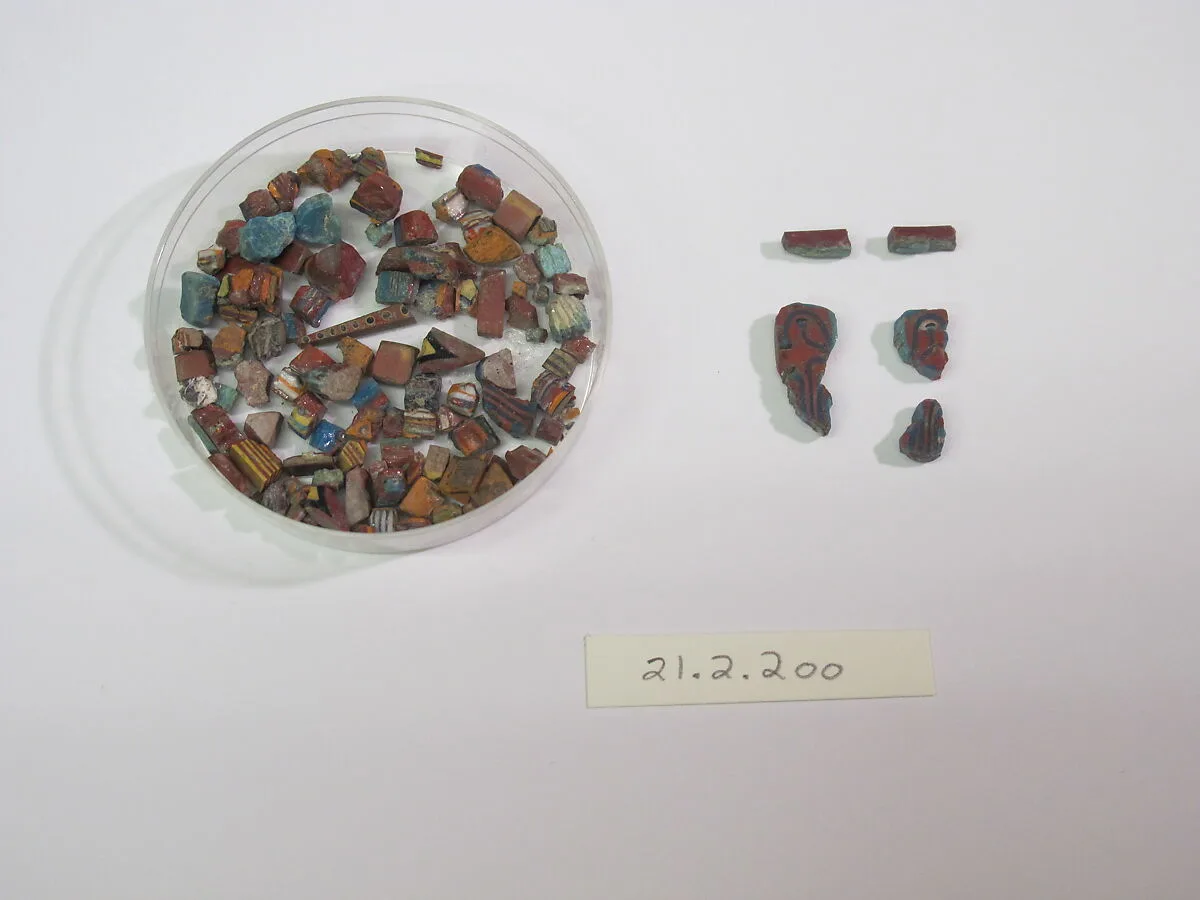 Inlays from shrine: patterned fragments — Unknown
