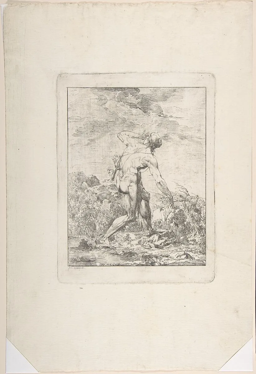 Milo of Croton — Philippe Auguste Hennequin