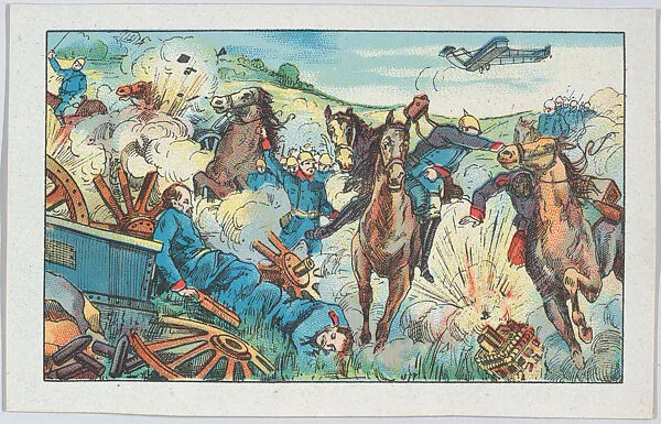Bloody episode from the second Battle of Ypres, from 'Europe During the War' — Anonymous, 20th century