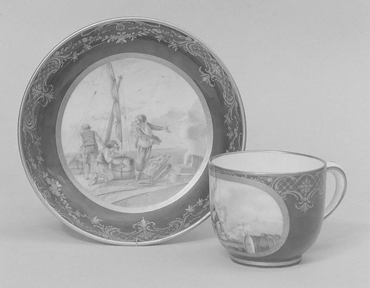 Cup (gobelet Bouillard) (part of a service) — Sèvres Manufactory|Jean-Louis Morin|Etienne-Henry Le Guay