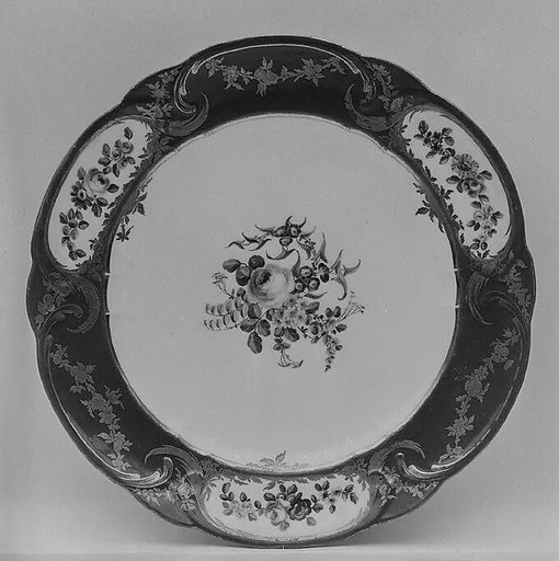 Plate (Assiette à palmes) (1 of 102) (part of a service)