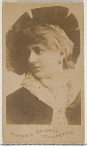 From the Actors and Actresses series (N45, Type 5) for Virginia Brights Cigarettes