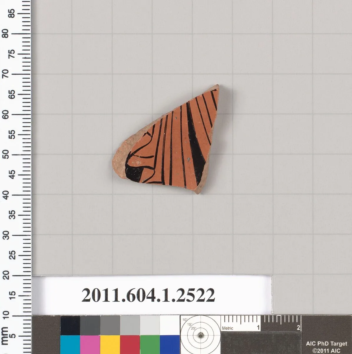 Terracotta fragment of a kylix (drinking cup) — Unknown