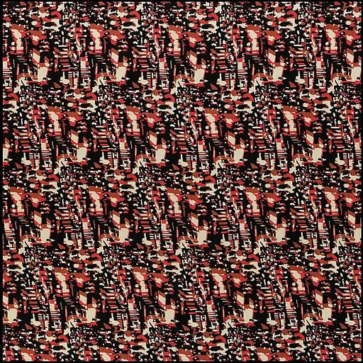 "Americana Print: Metropolis" Textile