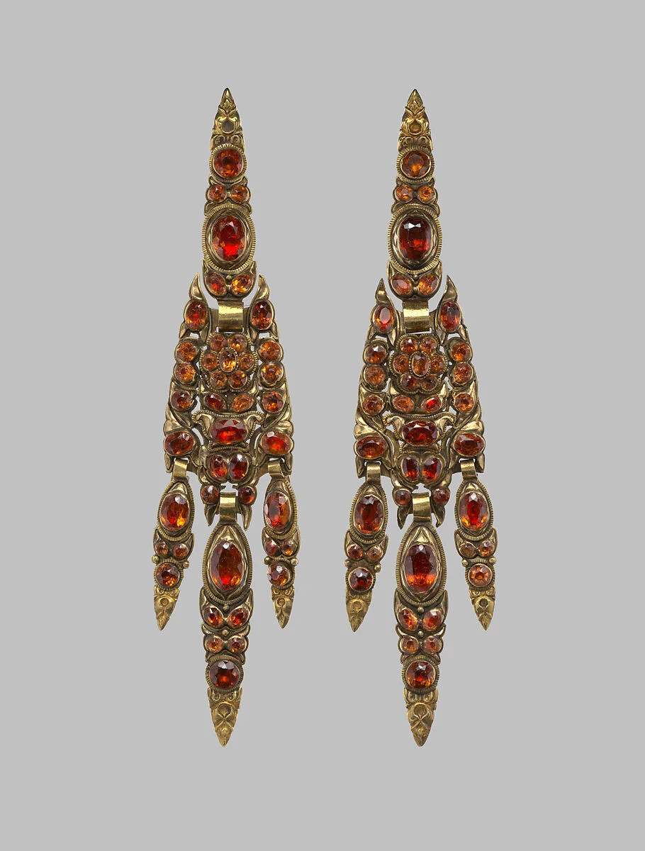 Pair of earrings — B. A. (of Spain)