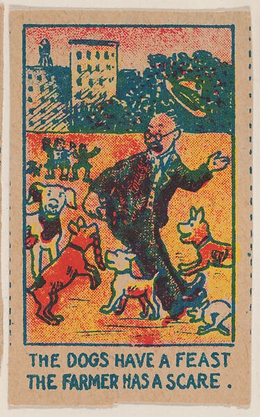 Trade card from the Fat and Skinny Their Little Pup Too series (W500) — Unknown
