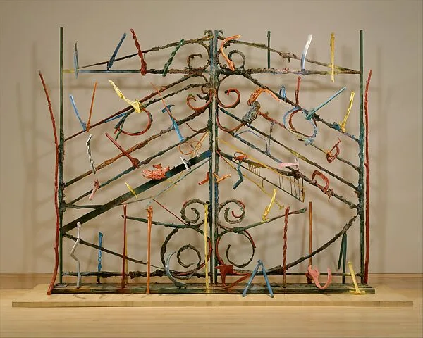 The Crommelynck Gate with Tools — Jim Dine