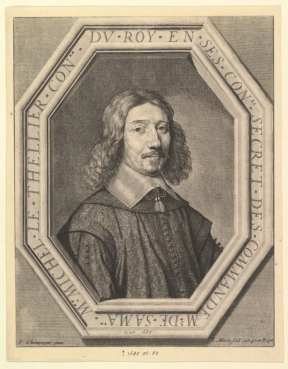 Michel Le Tellier, conseiller du roi — Jean Morin|Philippe de Champaigne