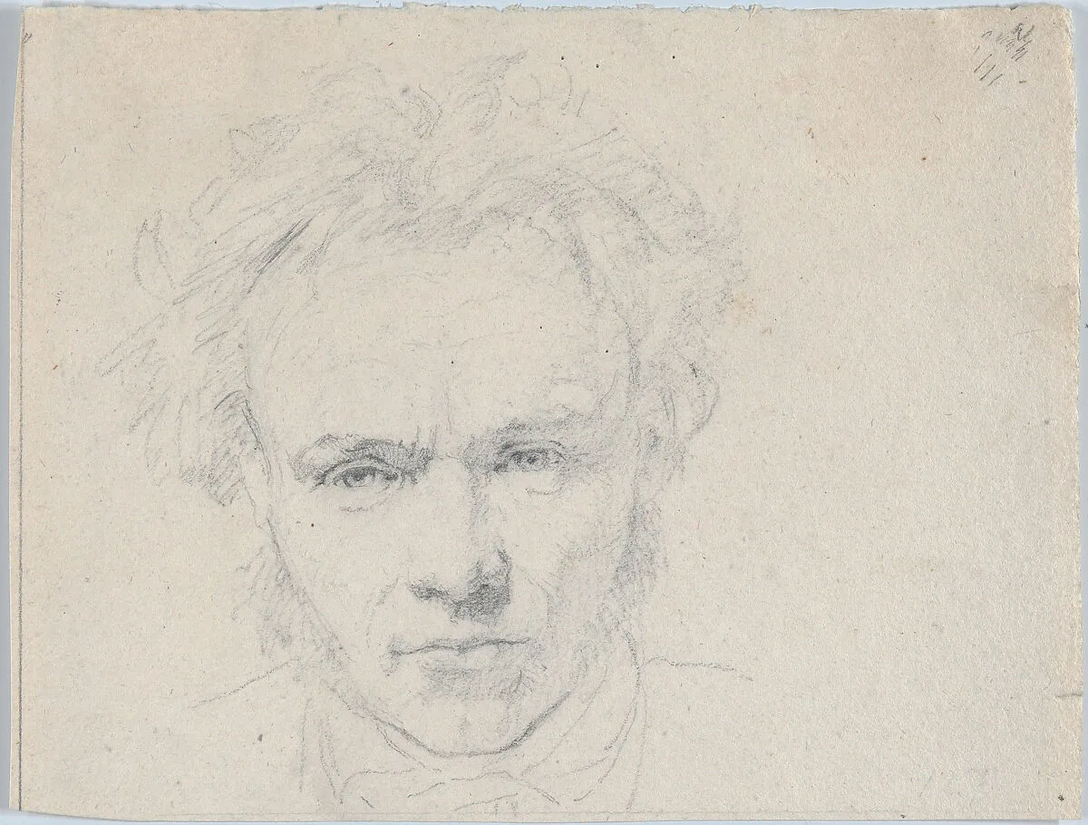 Portrait of the Sculptor Hermann Ernst Freund — Christen Købke