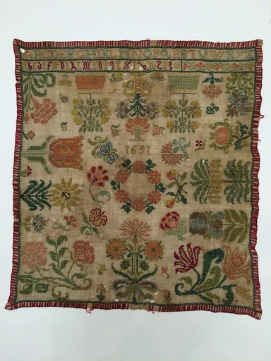 Embroidered sampler