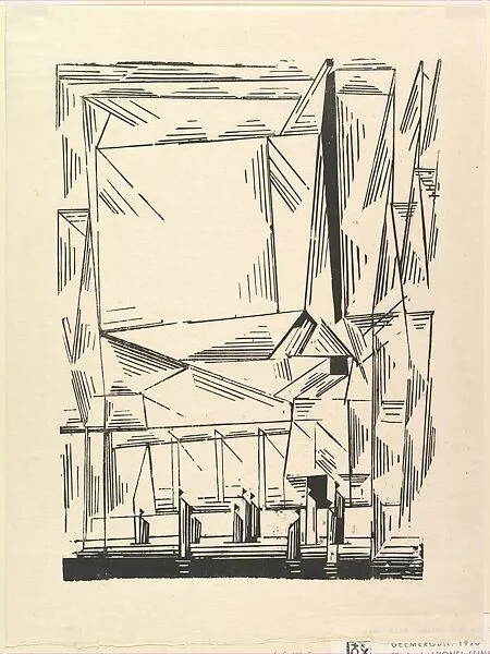 Gelmeroda — Lyonel Charles Feininger|Print Club of Cleveland|The Spiral Press