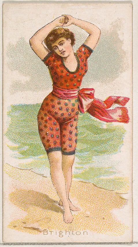 Brighton, from the Fancy Bathers series (N187) issued by Wm. S. Kimball & Co. — William S. Kimball & Company