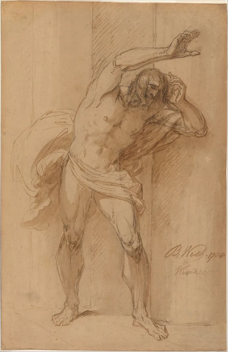 Study for the Crucifixion — Benjamin West
