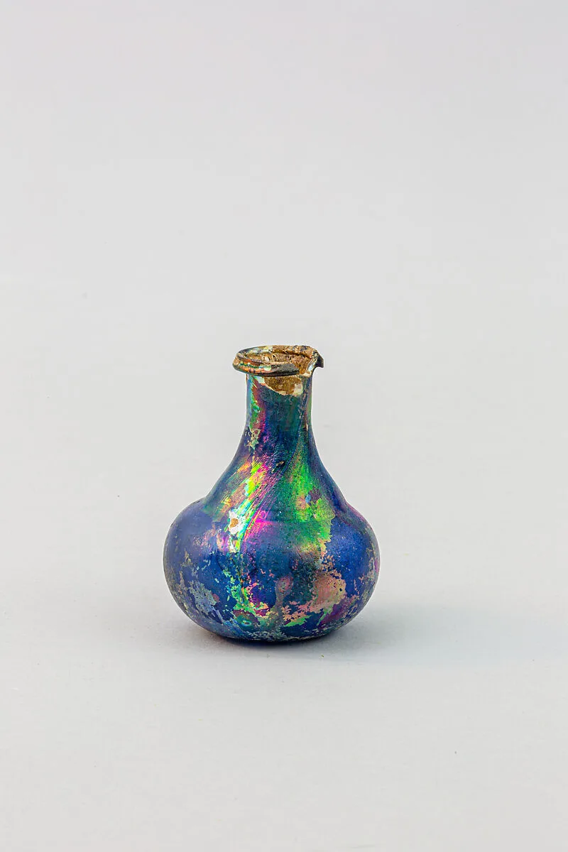 Glass perfume bottle — Unknown
