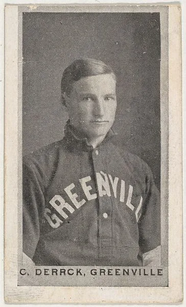 C. Derrck, Greenville, from the Contentnea series (T209, Set 2) for the American Tobacco Company to promote Contentnea Cigarettes — American Tobacco Company
