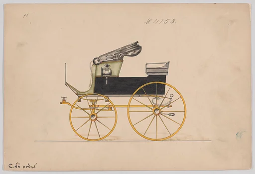 Design for Mail Phaeton, no. 4153