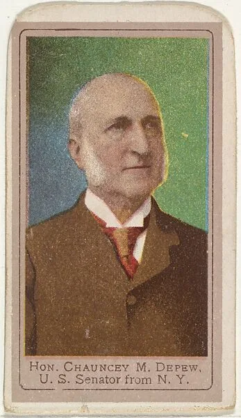 Honorable Chauncey M. Depew, United States Senator from New York, from the Heroes of the Spanish War series (T175) — Kinney Brothers Tobacco Company|American Tobacco Company