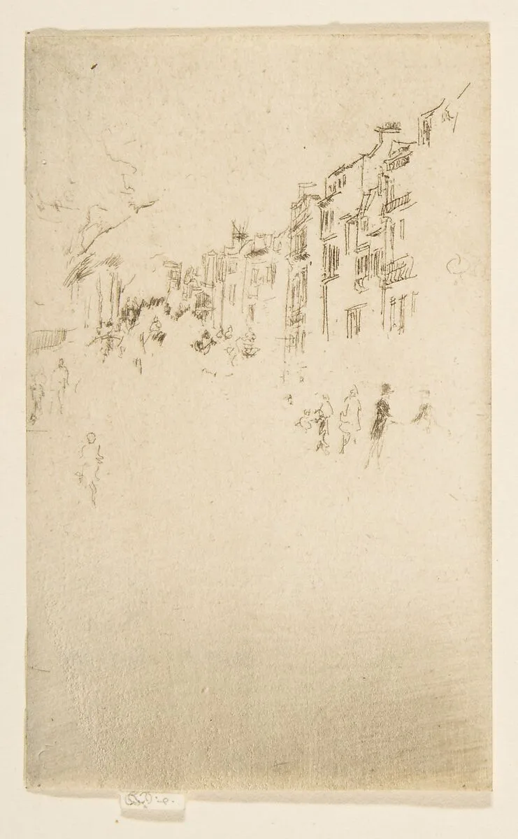 A Fragment of Piccadilly (Piccadilly) — James McNeill Whistler