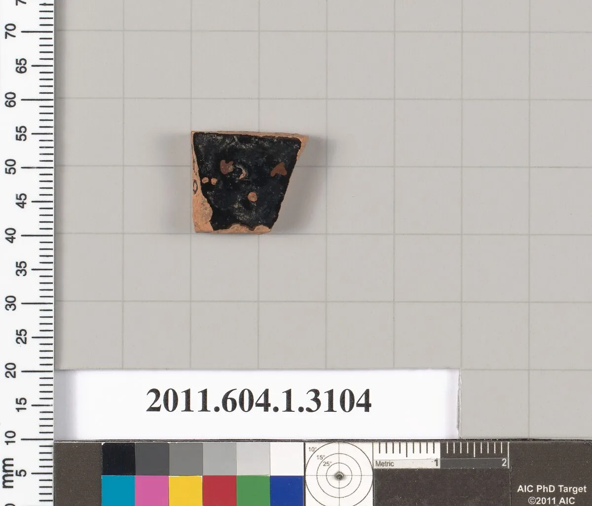 Terracotta fragment of a kylix (drinking cup) — Unknown