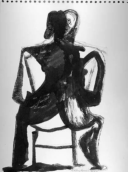 Untitled (figure study) — Nicholas Krushenick
