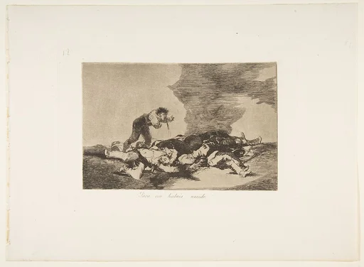 Plate 12 from "The Disasters of War" (Los Desastres de la Guerra): 'This is what you were born for' (Para eso habeis nacido)