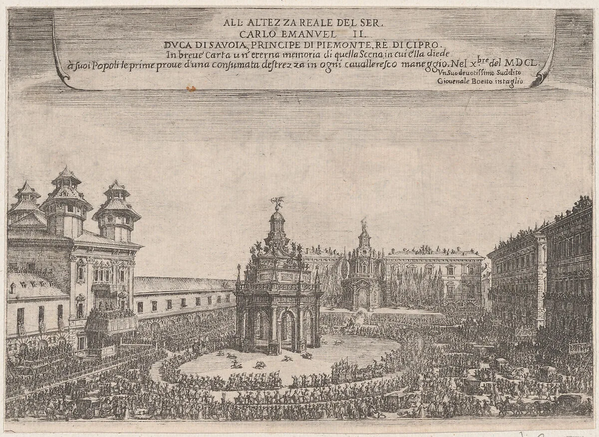 Festival in Turin, October 1650 — G. Boetto