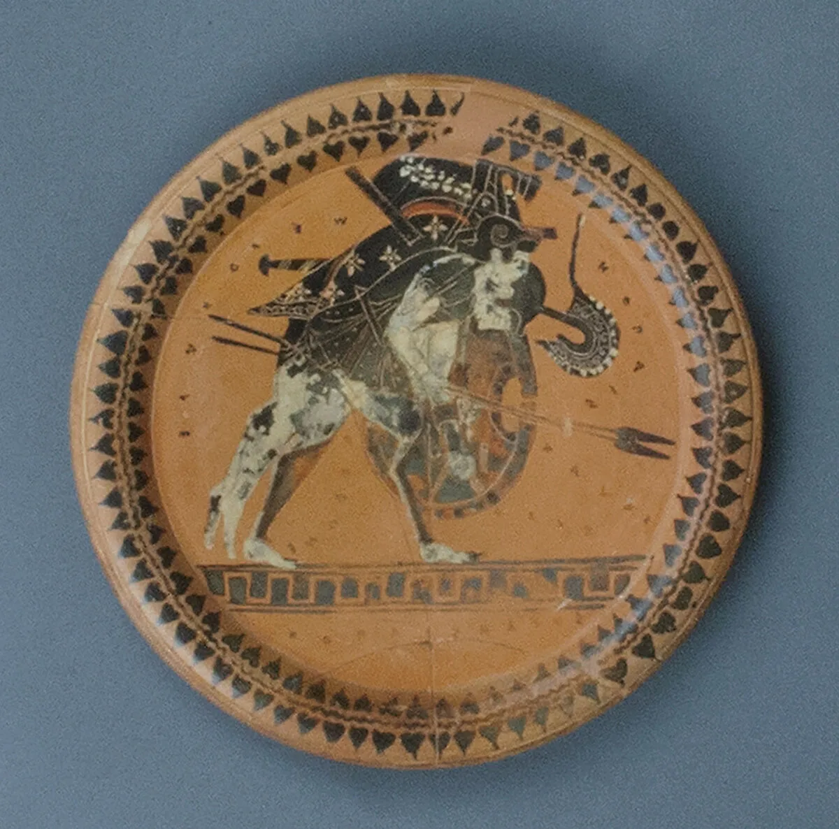 Terracotta plate — Unknown