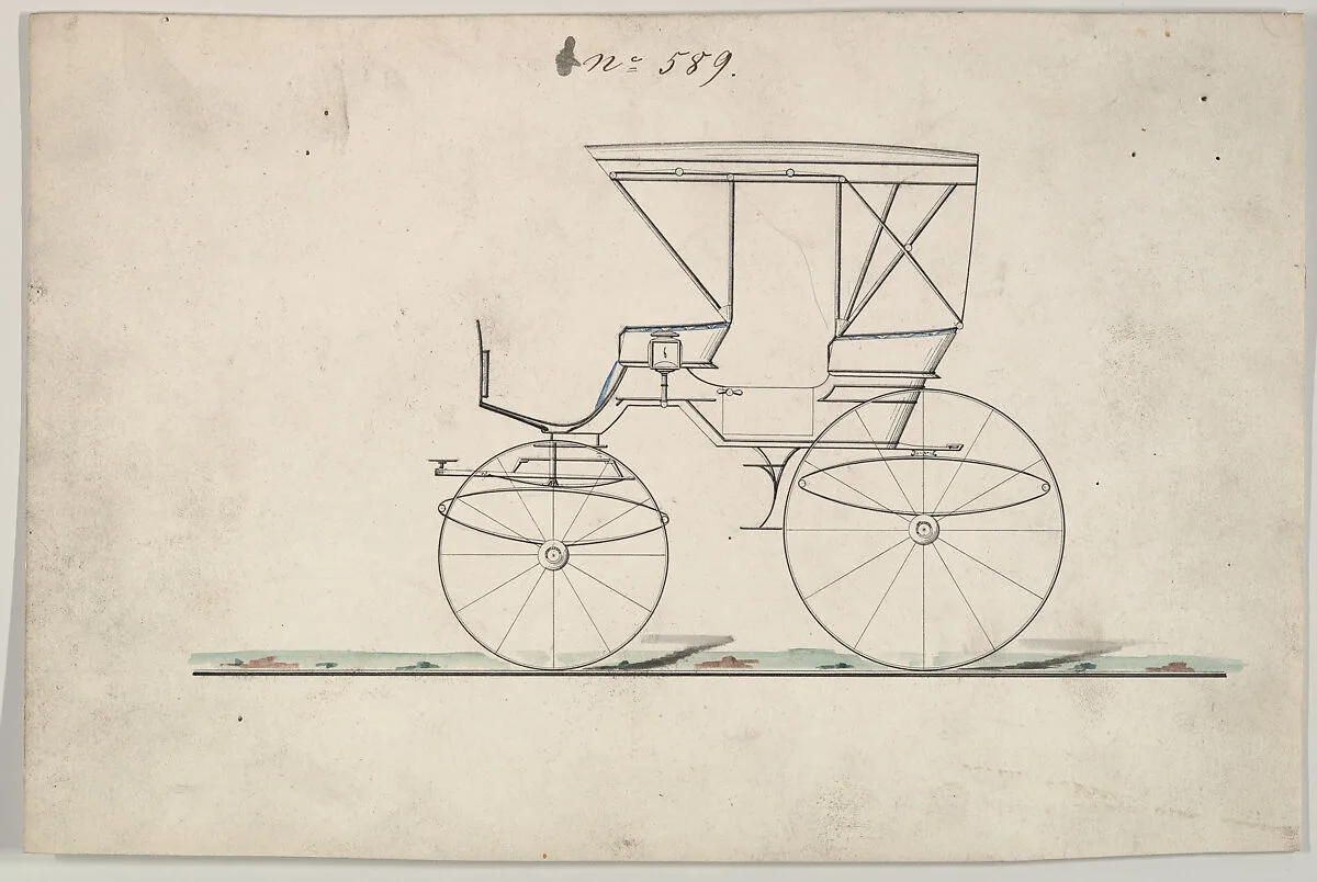 Design for Park Phaeton, no. 589 — Brewster & Co.