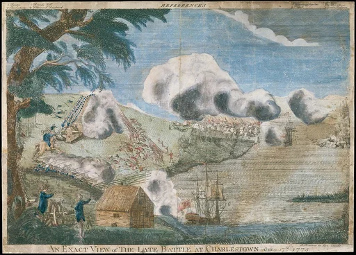 An Exact View of the Late Battle at Charlestown, June 17th, 1775