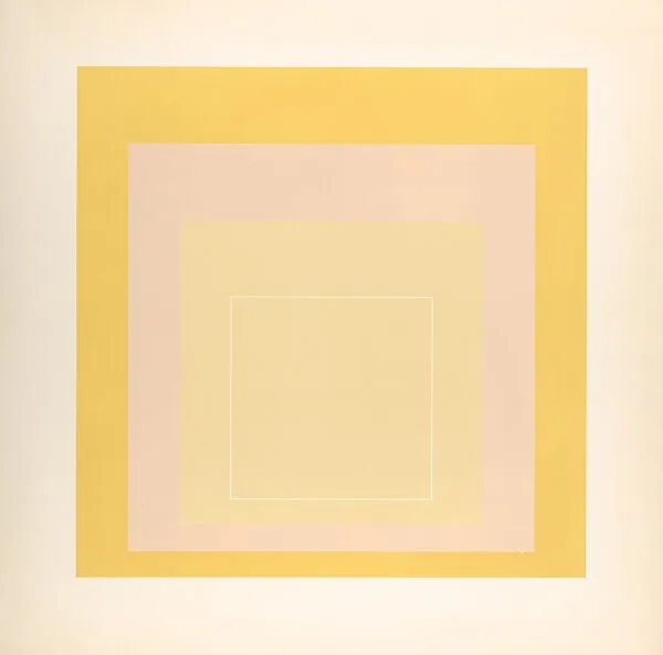 Proof for White Line Square series — Josef Albers|Gemini G.E.L.|Kenneth E. Tyler