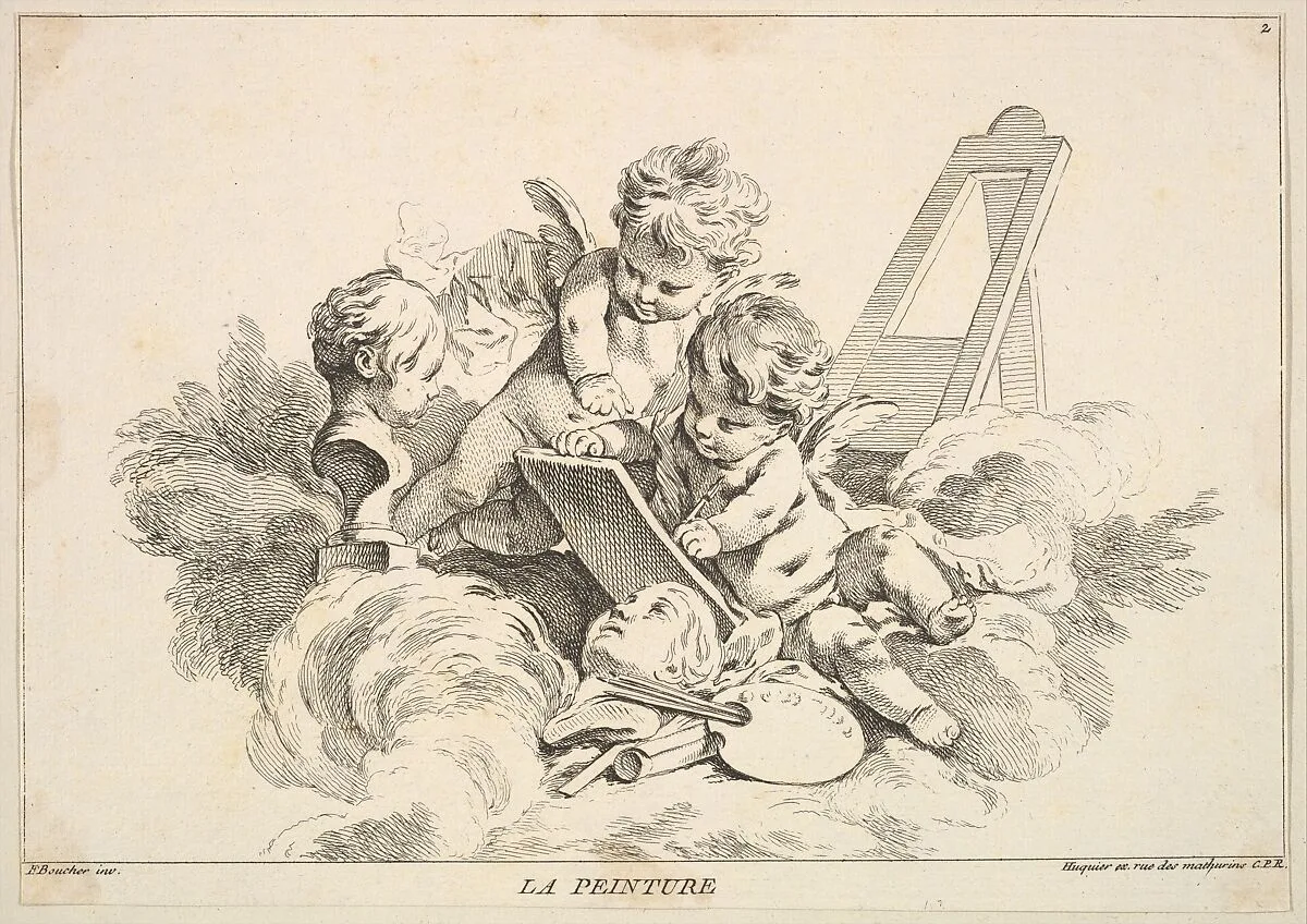 Painting — Louis Félix de La Rue|François Boucher
