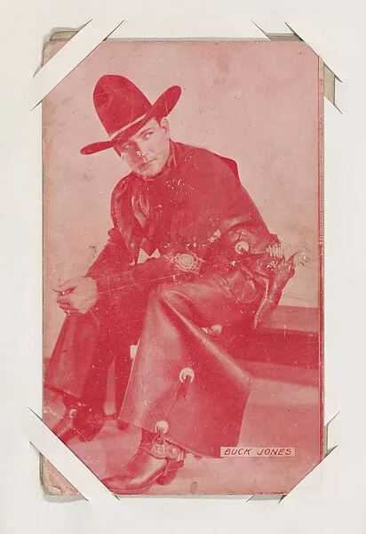 Buck Jones from Western Stars or Scenes Exhibit Cards series (W412) — Unknown