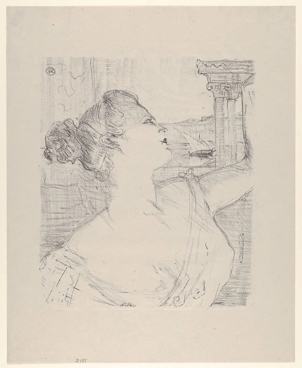 Sybil Sanderson — Henri de Toulouse-Lautrec