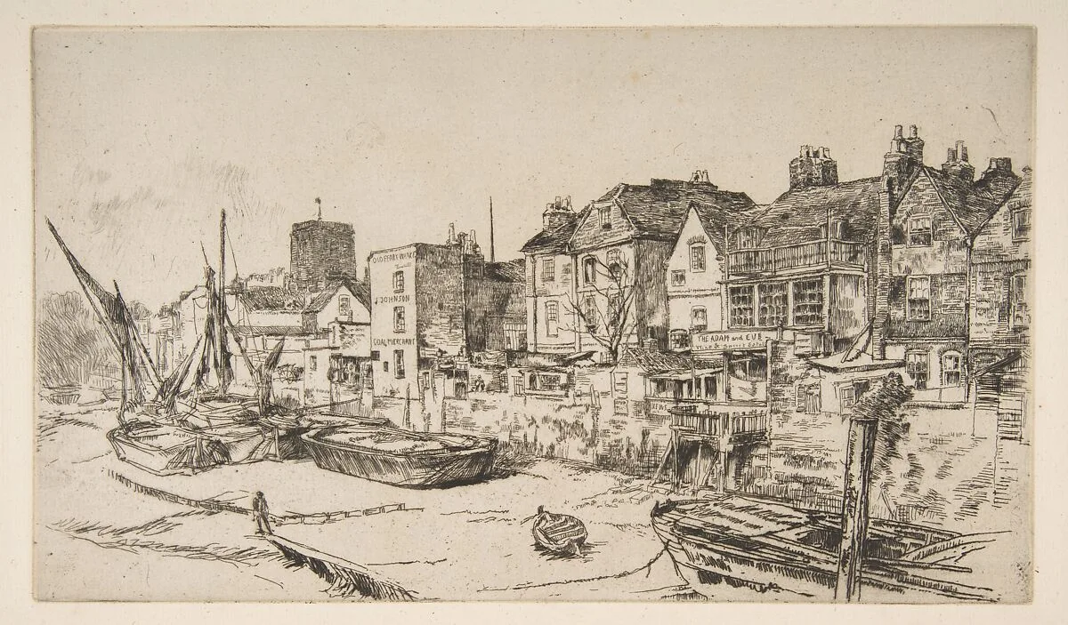 The "Adam and Eve," Old Chelsea — James McNeill Whistler