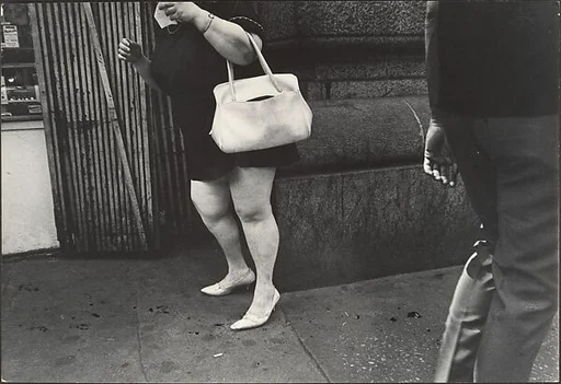 [Street Scene: Woman with White Purse, New York City]