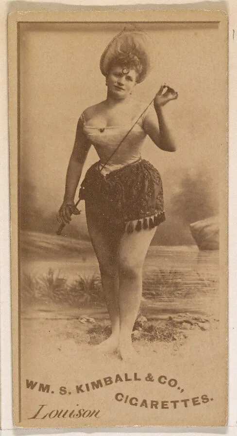 Miss Louison, from the Actresses series (N203) issued by Wm. S. Kimball & Co. — William S. Kimball & Company
